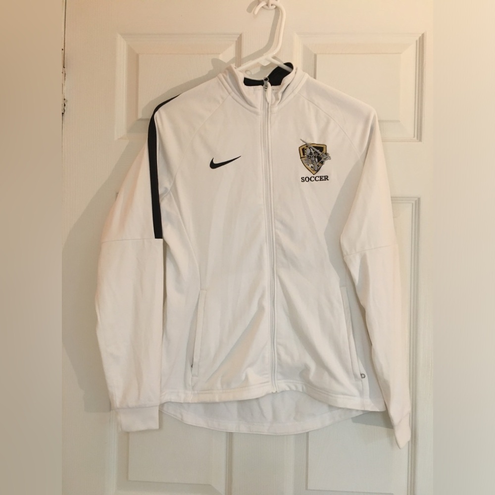 UCF Knights Women's Nike Dri-FIT Full Zip Track Soccer Jacket White Size S Team